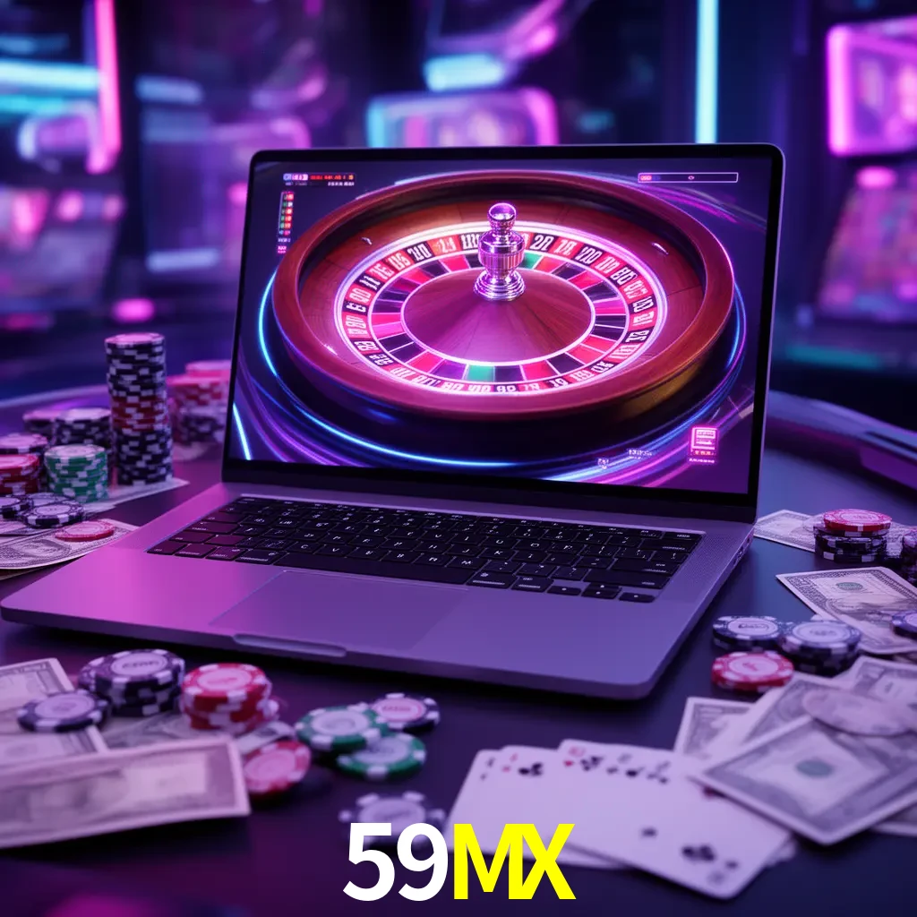 Centro móvil 59MX con casino, cajero, bonos, app y acceso de cuenta para México